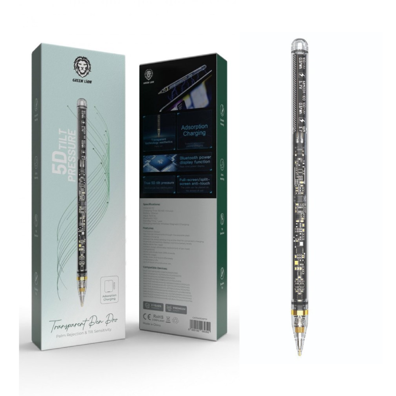 قلم شفاف شیر سبز Pro GNTRAPENPTP